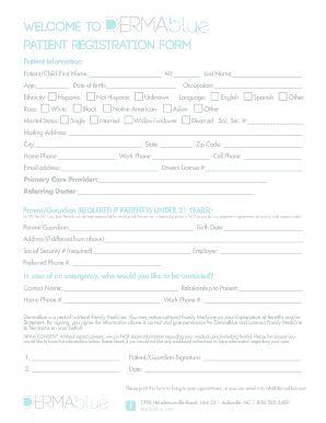 Patient Registration Form