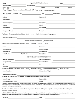 OpenSided MRI Patient Packet