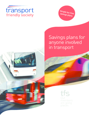 TFS Savings Bro - pages - Transport Friendly Society - UK.COM