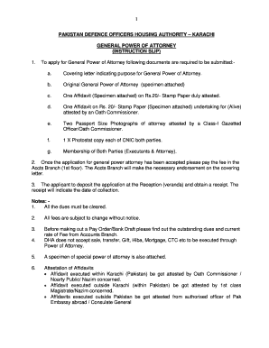 General Power of Attorney