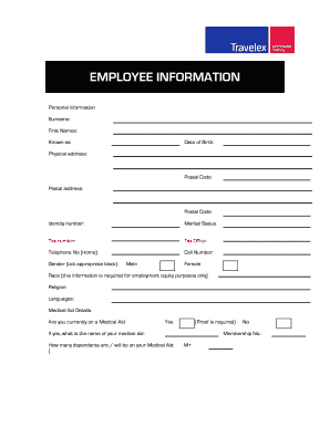 Employee Information Form