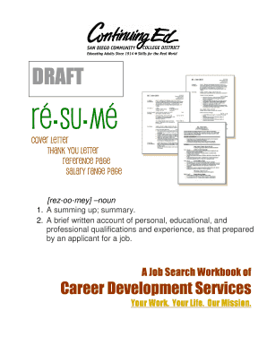 Chronological Resume Template