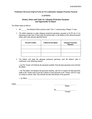 Motion for Adequate Protection Payments