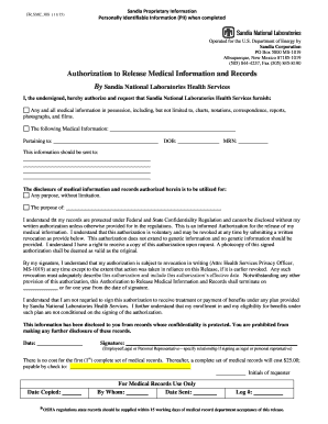 Authorization to Release Medical Information