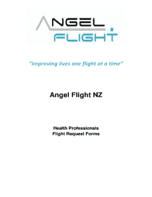 Angel Flight NZ Flight Request Form