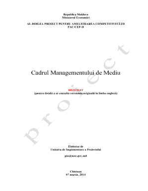 Cadrul Managementului de Mediu - bparticipbbgovbbmdb