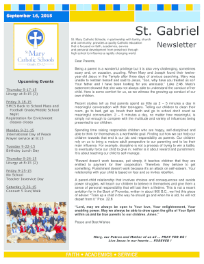 St Gabriel - St Mary Catholic Schools - smcatholicschools