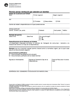 Unpaid Leave for Family Care