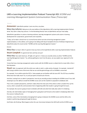 SCORM and Learning Management System Communication