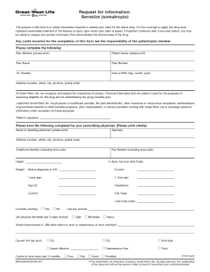 Request for Information for Serostim