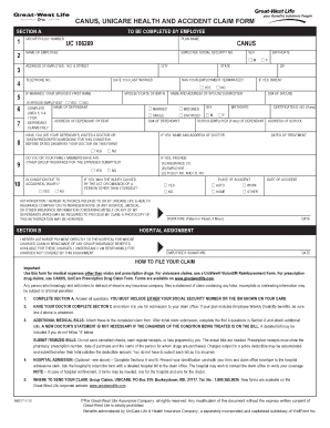 UniCare Health and Accident Claim Form