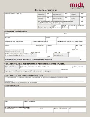 Employee Information Form