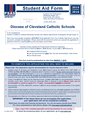 Private School Aid Service Application