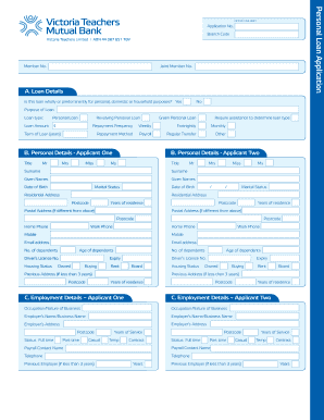 Personal Loan Application