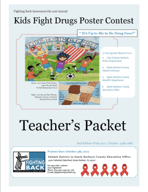 Kids Fight Drugs Poster Contest