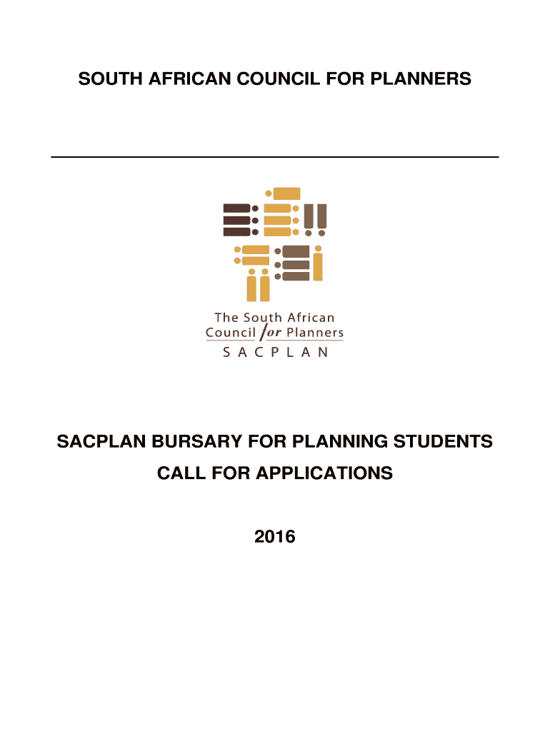 sacplan bursary 2017 form Preview on Page 1