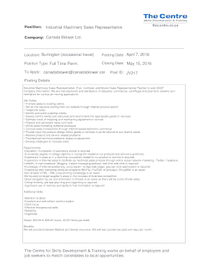 Job Application Form