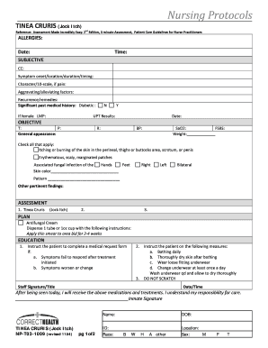 Nursing Protocol for Tinea Cruris