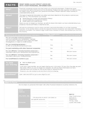 Align Credit Union Privacy Notice