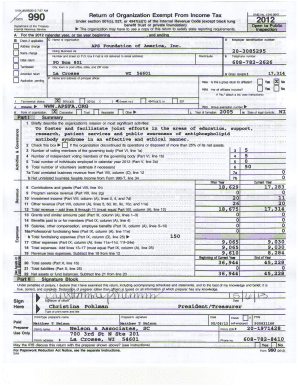 Form 990 2012