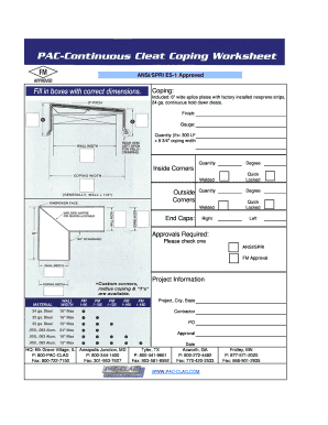 ANSI/SPRI ES-1 Approval Form
