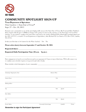 Community Spotlight sign updocx