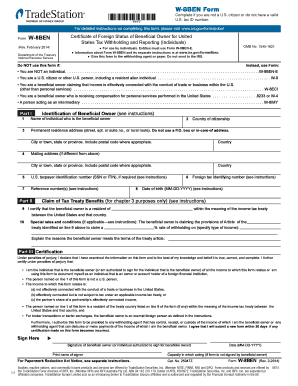 Forex Account Application Form