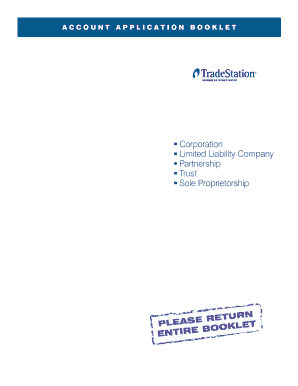 TradeStation Account Application