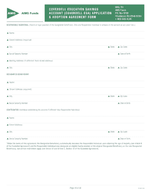 Coverdell Education Savings Account Application
