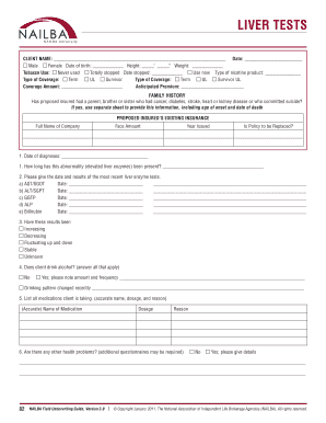 Life Insurance Application Form