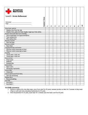 Level 5 Stroke Refinement Swimming Form