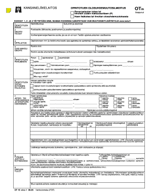 Kela Education Grant Condition Change Notification