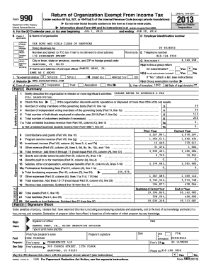 Form 990 Tax Return for Nonprofits