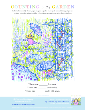 My Garden Counting Activity