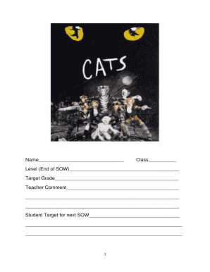 Drama Student Assessment Form