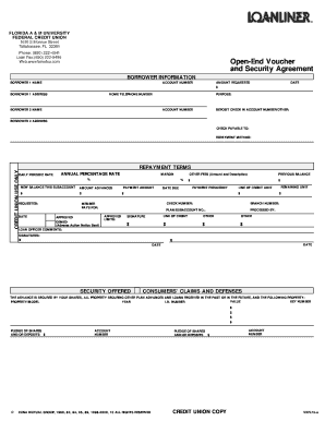 Commercial Security Agreement Template from www.pdffiller.com