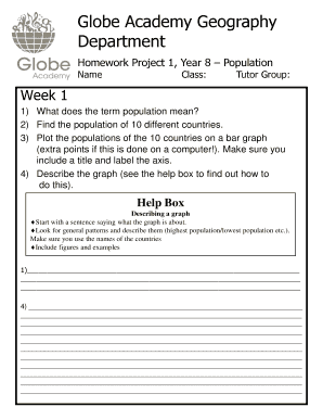 Geography Homework Project