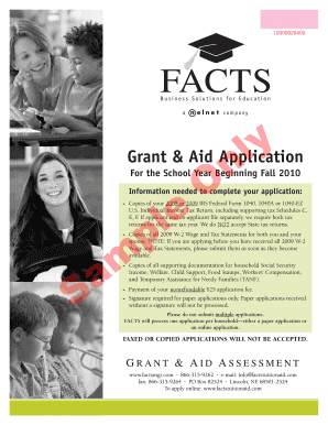 Grant & Aid Application