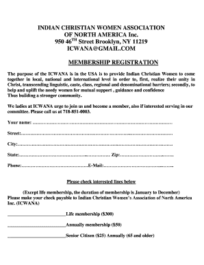 INDIAN CHRISTIAN WOMEN ASSOCIATION OF NORTH AMERICA