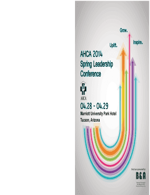 Classroom seating chart template google docs - AHCA 2014 Spring Leadership Conference - azhcaorg