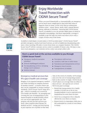 CIGNA Secure Travel Emergency Assistance
