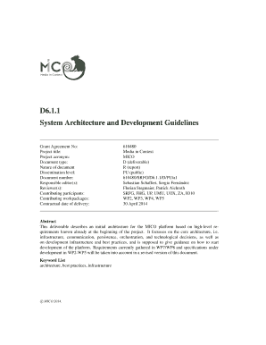 D6.1.1 System Architecture and Development Guidelines - MICO - mico-project