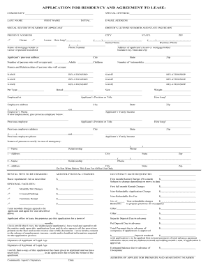 California Lease Agreement