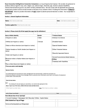 Employment Application Form