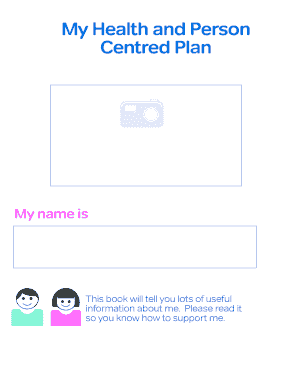 My Health and Person Centered Plan