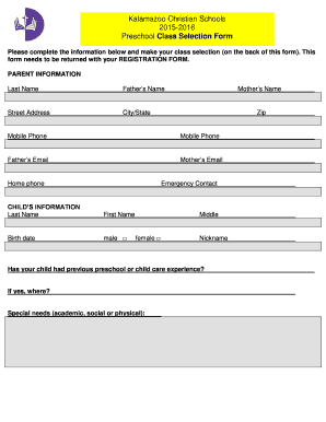 Form preview