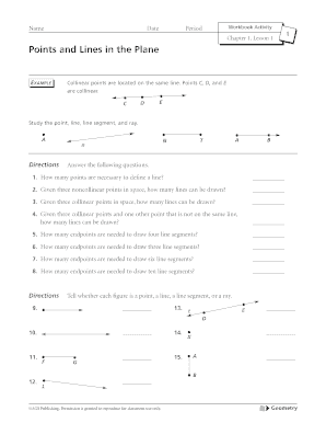 Geometry Workbook Activity