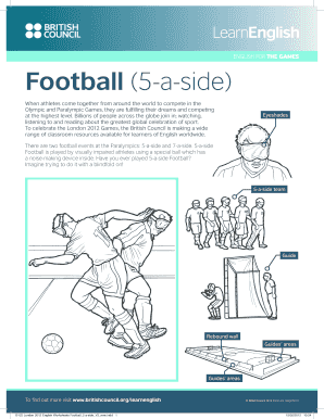 Paralympic 5-a-side Football Guide