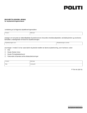 Danish Shooting Club Confirmation Statement