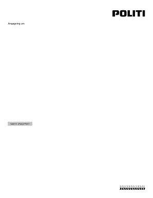 Denmark Firearm Registration Application